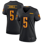 Johmsee W.Commanders #5 Jayden Daniels Black Game Player American Stitched Jerseys