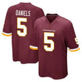 Johmsee W.Commanders #5 Jayden Daniels Player Burgundy Team Color Home Game Stitched Jerseys