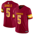 Johmsee W.Commanders #5 Jayden Daniels Player Burgundy Vapor F.U.S.E. Limited Stitched Jerseys