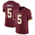 Johmsee W.Commanders #5 Jayden Daniels Player Burgundy Vapor Limited Stitched Jerseys