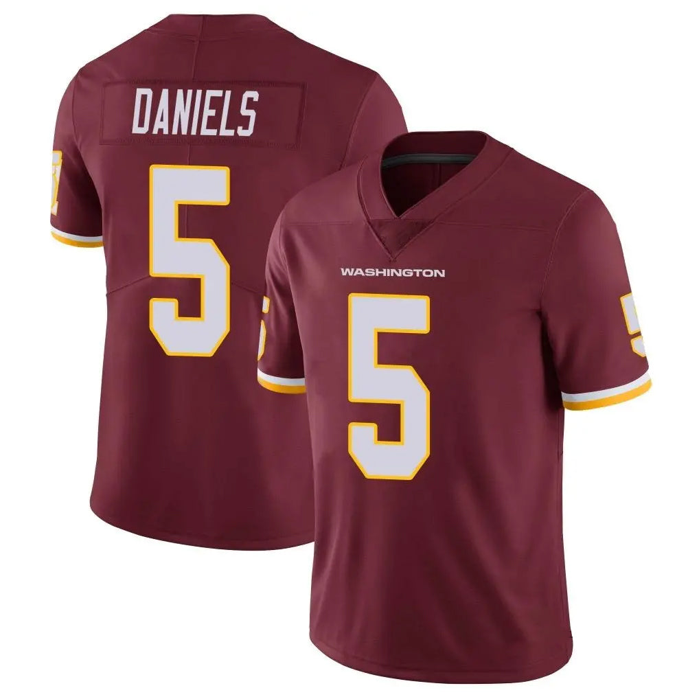Johmsee W.Commanders #5 Jayden Daniels Player Burgundy Vapor Limited Stitched Jerseys