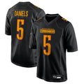 Johmsee W.Commanders #5 Jayden Daniels Player Carbon Black Fashion Stitched Jerseys