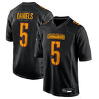Johmsee W.Commanders #5 Jayden Daniels Player Carbon Black Fashion Stitched Jerseys