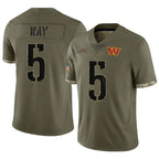 Johmsee W.Commanders #5 Jayden Daniels Player Olive Salute To Service Limited Stitched Jerseys