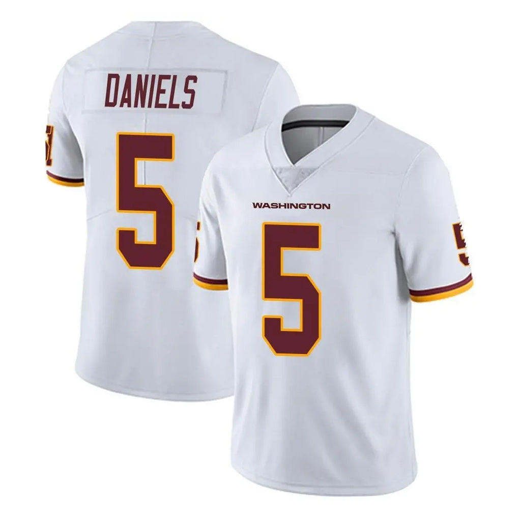 Johmsee W.Commanders #5 Jayden Daniels Player White Limited Vapor Untouchable Home Game Stitched Jerseys