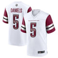 Johmsee W.Commanders #5 Jayden Daniels White 2024 Draft First Round Pick Player Game Stitched Jerseys