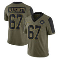 Johmsee W.Commanders #67 Nick Allegretti Player Olive Salute To Service Limited Game Stitched Jerseys