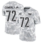 Johmsee W.Commanders #72 Josh Conerly Jr. Player Arctic Camo Limited Salute To Service Home Game Stitched Jerseys