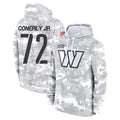 Johmsee W.Commanders #72 Josh Conerly Jr. Player Arctic Camo Limited Salute to Service Pullover Hoodies Game Stitched Jerseys