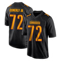 Johmsee W.Commanders #72 Josh Conerly Jr. Player Black Carbon Fashion Home Game Stitched Jerseys