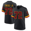 Johmsee W.Commanders #72 Josh Conerly Jr. Player Black Limited Home Game Stitched Jerseys