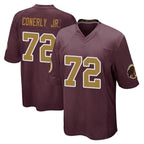 Johmsee W.Commanders #72 Josh Conerly Jr. Player Burgundy Alternate Home Game Stitched Jerseys