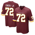 Johmsee W.Commanders #72 Josh Conerly Jr. Player Burgundy Team Color Home Game Stitched Jerseys