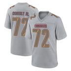 Johmsee W.Commanders #72 Josh Conerly Jr. Player Gray Atmosphere Fashion Home Game Stitched Jerseys