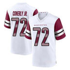 Johmsee W.Commanders #72 Josh Conerly Jr. Player White Game Home Stitched Jerseys