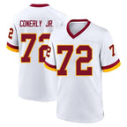 Johmsee W.Commanders #72 Josh Conerly Jr. Player White Home Game Stitched Jerseys