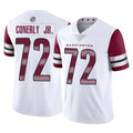 Johmsee W.Commanders #72 Josh Conerly Jr. Player White Limited Vapor Home Game Stitched Jerseys