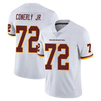Johmsee W.Commanders #72 Josh Conerly Jr. Player White Limited Vapor Untouchable Home Game Stitched Jerseys