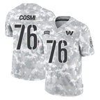 Johmsee W.Commanders #76 Sam Cosmi Player Arctic Camo Limited Salute To Service Home Game Stitched Jerseys