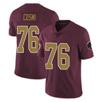 Johmsee W.Commanders #76 Sam Cosmi Player Burgundy Alternate Vapor Untouchable Home Game Stitched Jerseys