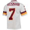Johmsee W.Commanders #7 Joe Theismann Mitchell & Ness White Legacy Replica Stitched Puhic Jersey