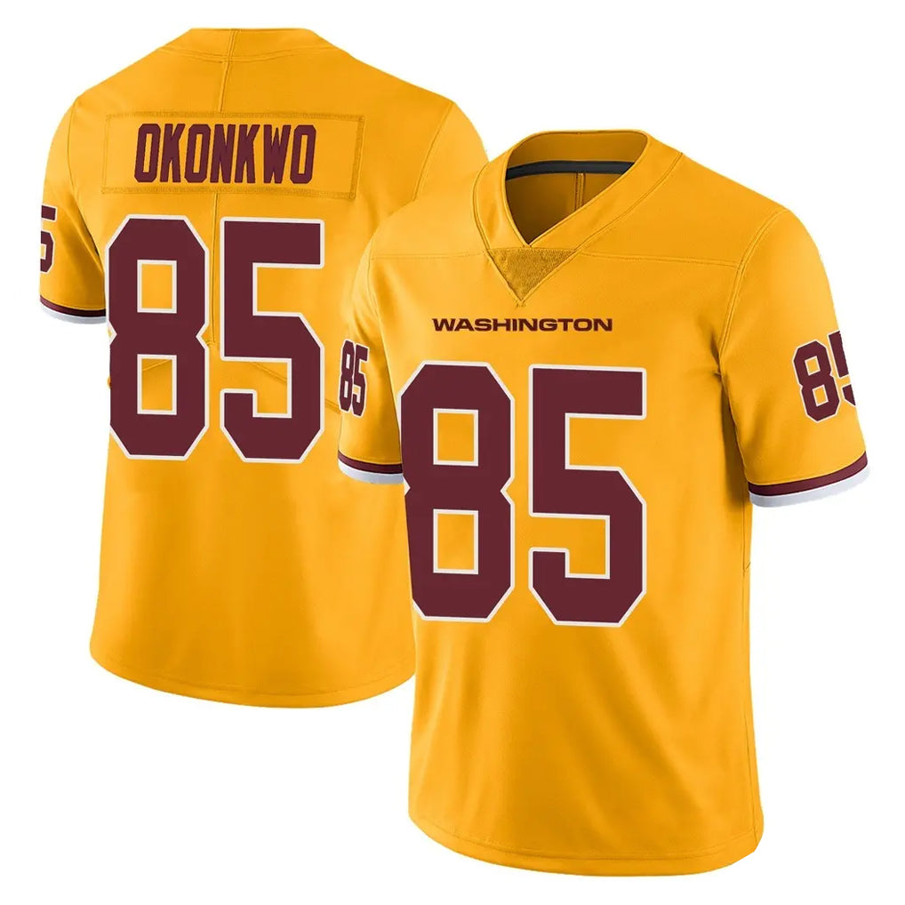 Johmsee W.Commanders #85 Chig Okonkwo Player Gold Limited Color Rush Home Game Stitched Jerseys