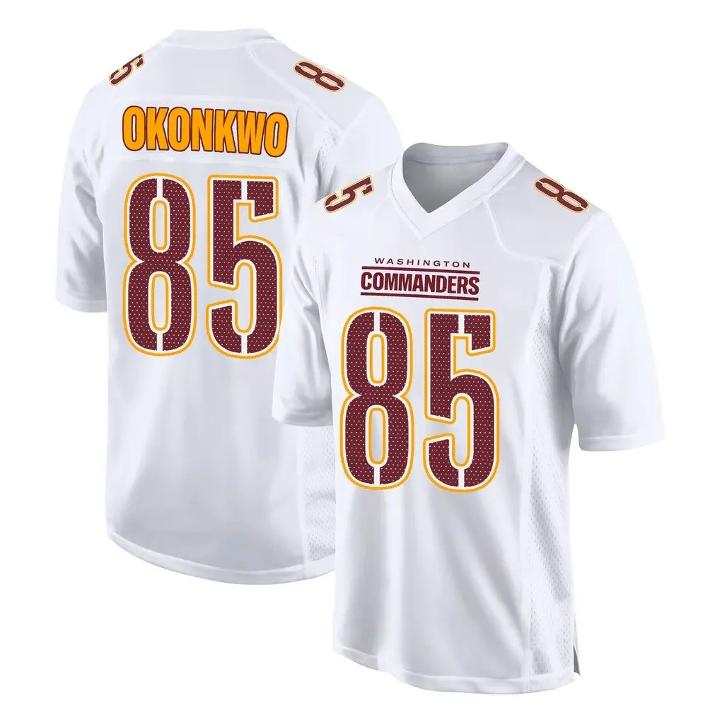 Johmsee W.Commanders #85 Chig Okonkwo Player White Tundra Fashion Home Game Stitched Jerseys