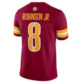 Johmsee W.Commanders #8 Brian Robinson Jr. Burgundy Vapor Untouchable Limited American Stitched Jersey