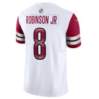 Johmsee W.Commanders #8 Brian Robinson Jr. White Vapor F.U.S.E. Limited American Stitched Jerseys