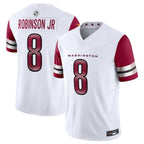 Johmsee W.Commanders #8 Brian Robinson Jr. White Vapor F.U.S.E. Limited American Stitched Jersey