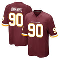 Johmsee W.Commanders #90 Charles Omenihu Player Burgundy Team Color Home Game Stitched Jerseys