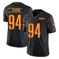 Johmsee W.Commanders #94 Daron Payne Player Black Limited Vapor F.U.S.E. Home Game Stitched Jerseys