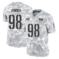 Johmsee W.Commanders #98 Odafe Oweh Player Arctic Camo Limited Salute To Service Home Game Stitched Jerseys