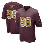 Johmsee W.Commanders #98 Odafe Oweh Player Burgundy Alternate Home Game Stitched Jerseys