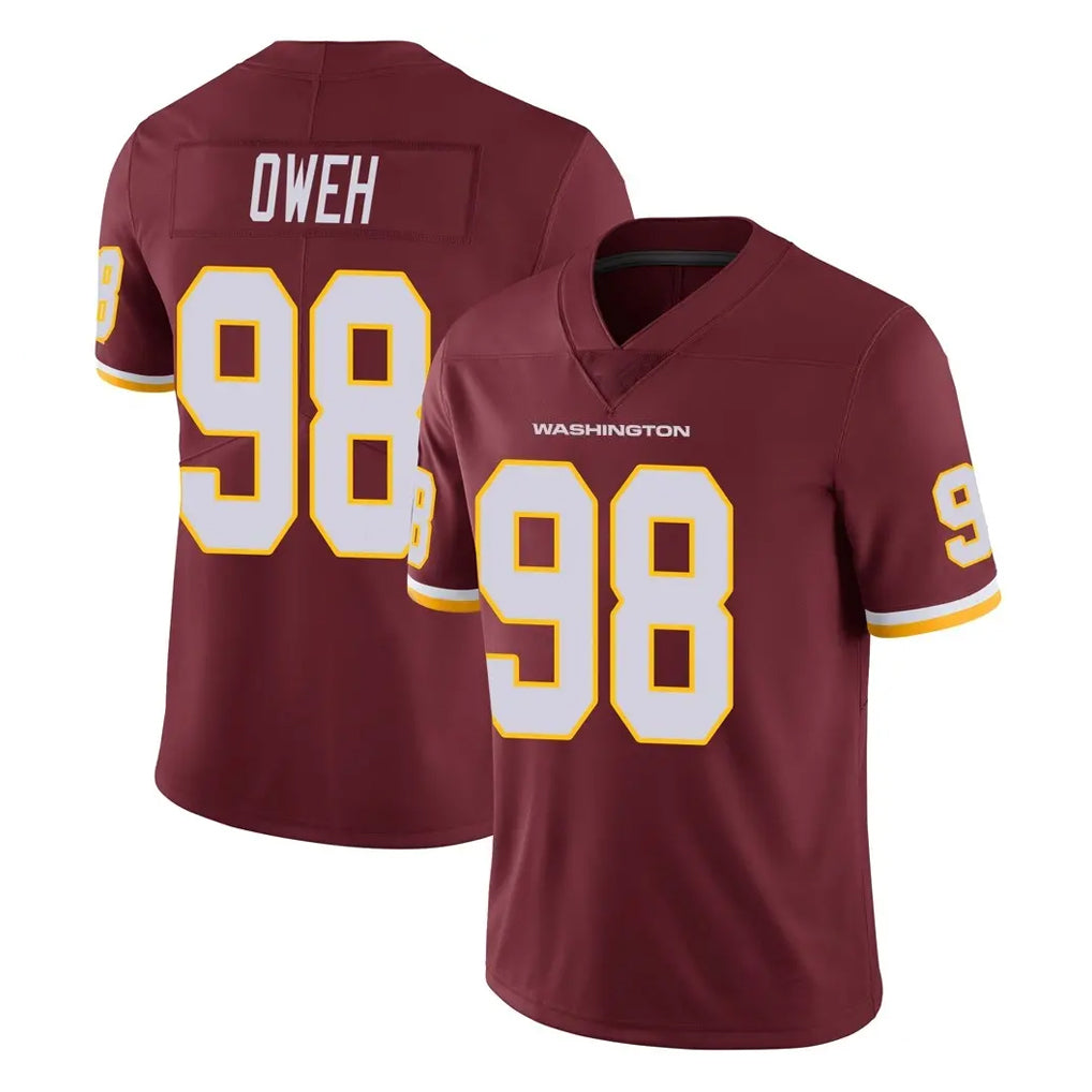 Johmsee W.Commanders #98 Odafe Oweh Player Burgundy Limited Team Color Vapor Untouchable Home Game Stitched Jerseys