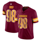 Johmsee W.Commanders #98 Odafe Oweh Player Burgundy Limited Vapor Home Game Stitched Jerseys