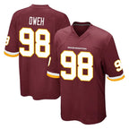 Johmsee W.Commanders #98 Odafe Oweh Player Burgundy Team Color Home Game Stitched Jerseys