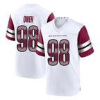 Johmsee W.Commanders #98 Odafe Oweh Player White Game Home Stitched Jerseys