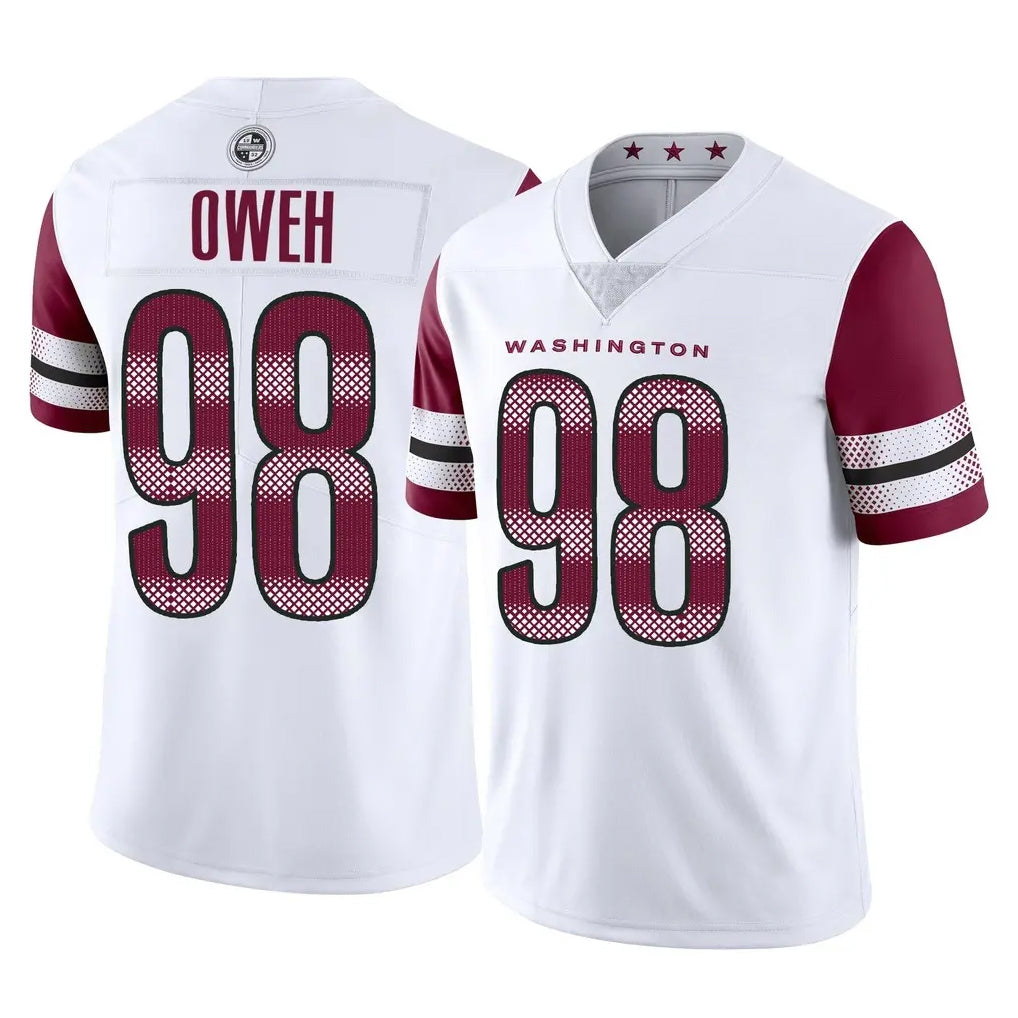 Johmsee W.Commanders #98 Odafe Oweh Player White Limited Vapor Home Game Stitched Jerseys