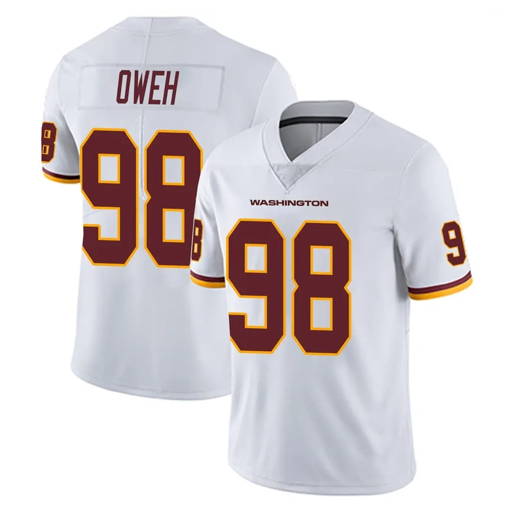 Johmsee W.Commanders #98 Odafe Oweh Player White Limited Vapor Untouchable Home Game Stitched Jerseys