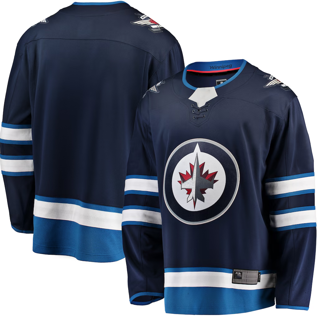 Johmsee W.Jets Blue Breakaway Home Jerseys