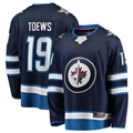 Johmsee W.Jets #19 Jonathan Toews Navy Home Breakaway Jerseys