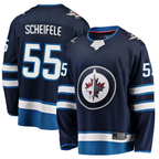 Johmsee W.Jets #55 Mark Scheifele Navy Breakaway Replica Jerseys