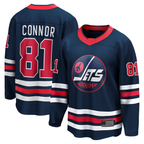 Johmsee W.Jets #81 Kyle Connor Navy Alternate Breakaway Jerseys