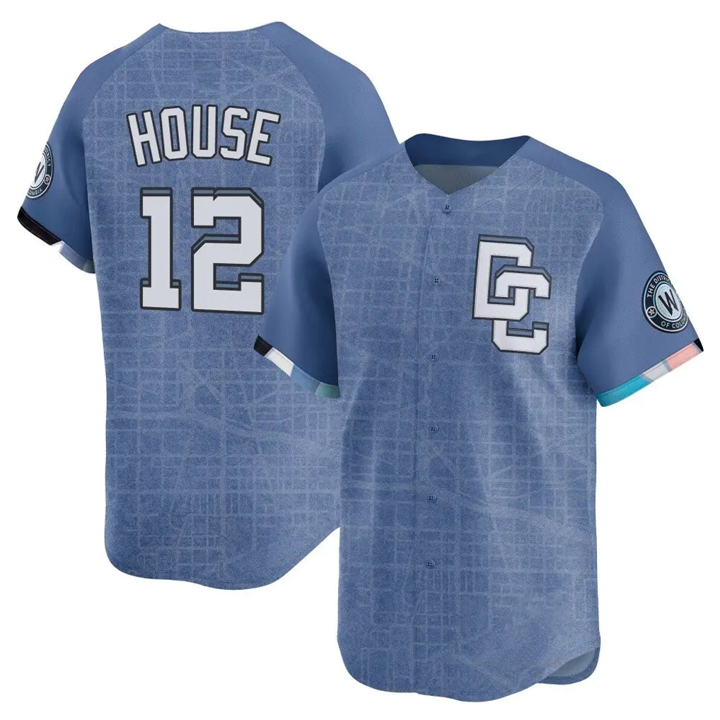 Johmsee W.Nationals #12 Brady House Player Blue Limited City Connect Stitched Jerseys