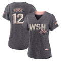 Johmsee W.Nationals #12 Brady House Player Gray City Connect Stitched Jerseys