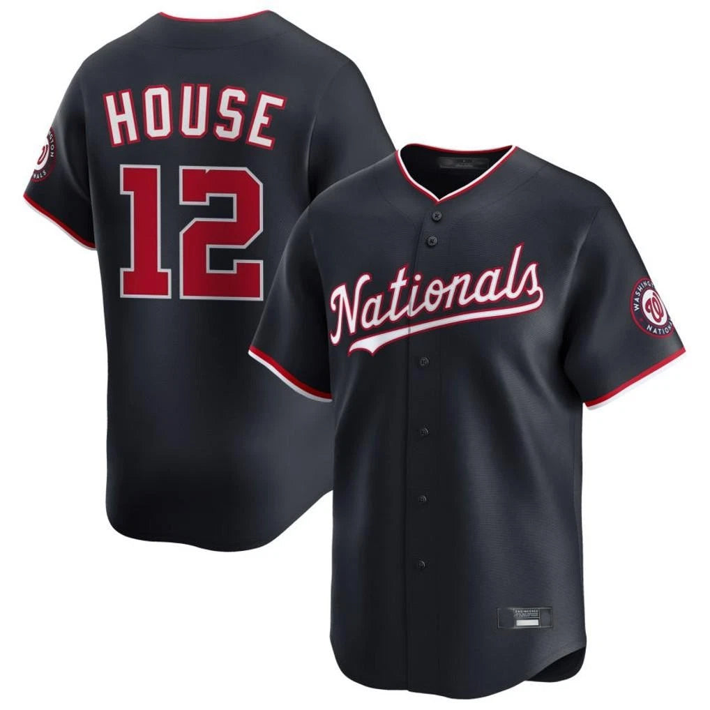 Johmsee W.Nationals #12 Brady House Player Navy Alternate Limited Game Stitched Jerseys