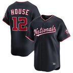 Johmsee W.Nationals #12 Brady House Player Navy Alternate Limited Game Stitched Jerseys