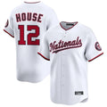 Johmsee W.Nationals #12 Brady House Player White Alternate Limited Game Stitched Jerseys