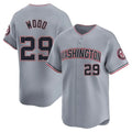 Johmsee W.Nationals #29 James Wood Player Gray City Connect Limited Alternate Stitched Jerseys
